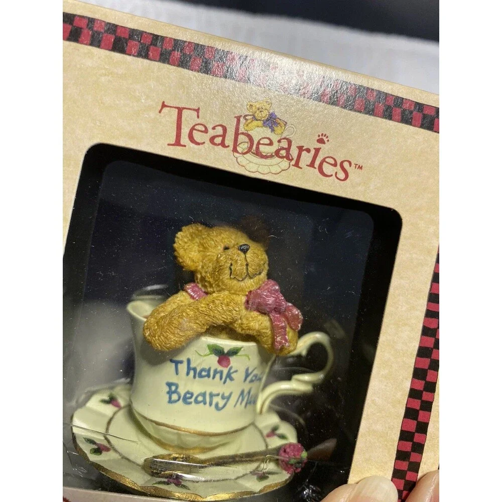 TEABEARIES Gem & Merci BOYDS Bears #24324 Teabearies & #24306 In Boxes